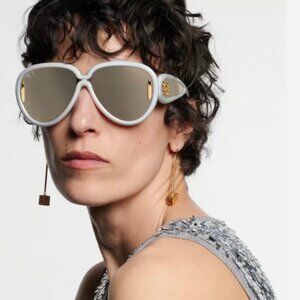 NEW LOEWE SUNGLASSES LW40132I 24C GRAY UNISEX EYEWEAR LOEWE